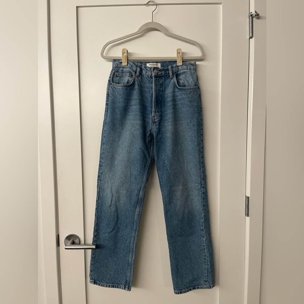 REFORMATION CYNTHIA HIGH RISE STRAIGHT JEAN